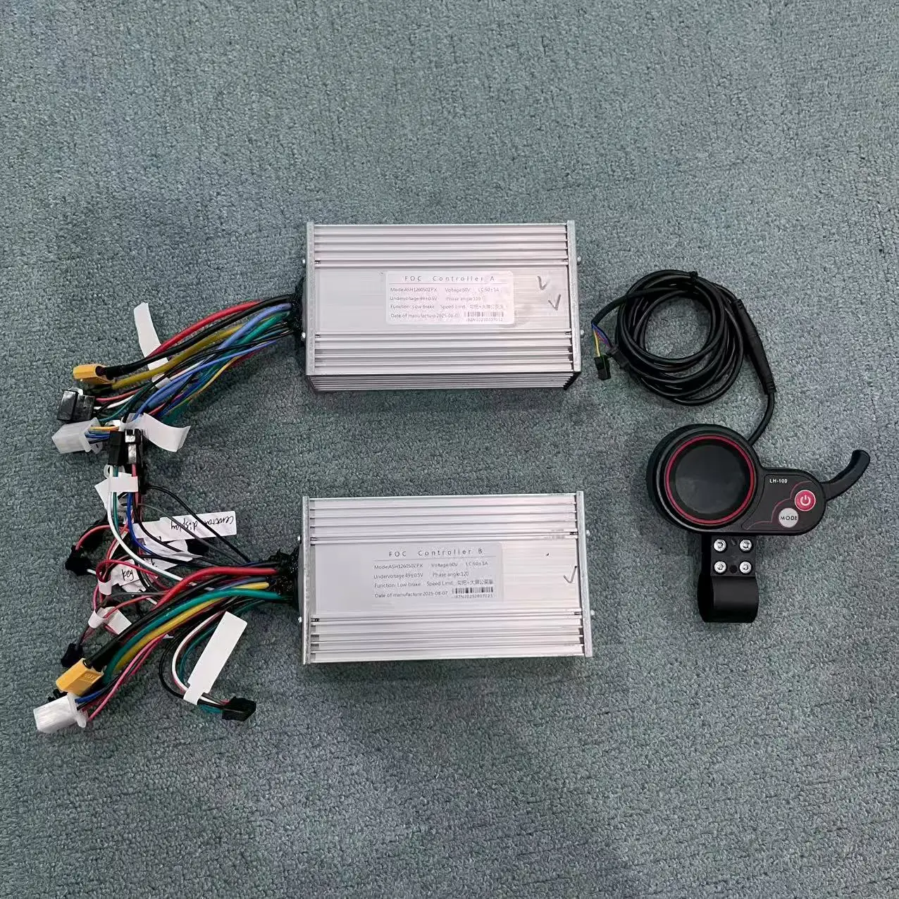 60V 5600W Dual Motor Electric Scooter - 60V 50A JB Jingbo Elektroroller FOC