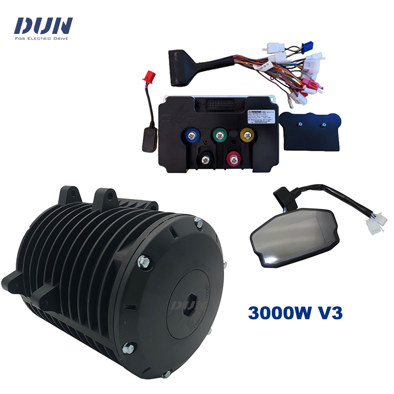 Mid Drive Motor Kit 72V 3000W - qs138 3000W V3 Hochleistungs-72V 70H 100km/h