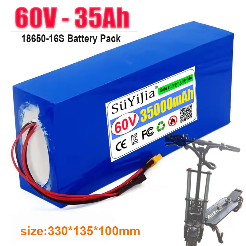60V 30Ah Electric Scooter Battery - 60V 35Ah 18650 Li-Ionen-Akku 2000W 1500W