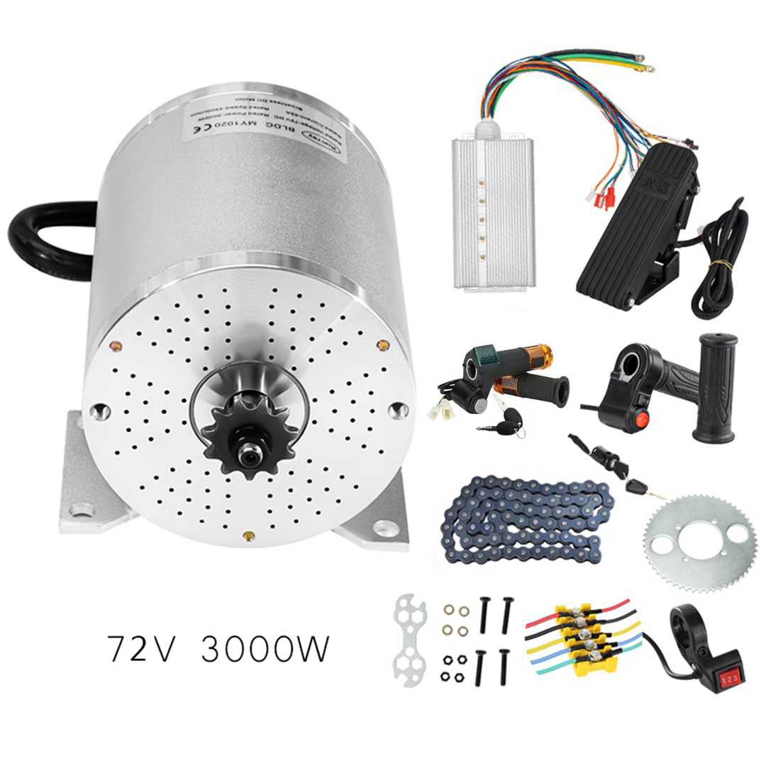 Umwandlung Elektrische Motorra – Electric Motorcycle Conversion Kit 72V Bewertung und Preis